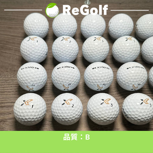 【中古】 ロストボール XXIO ゼクシオ X エックス ホワイト 20球 Bランク ゴルフボール リゴルフ